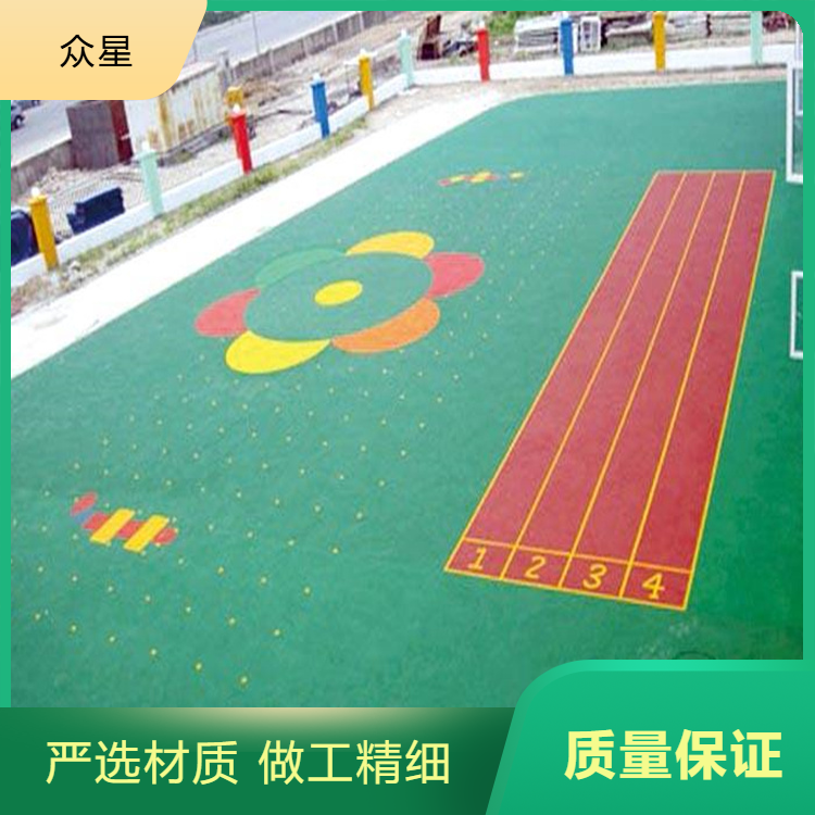桂林市篮球场硅PU塑胶地坪 - 厂家
