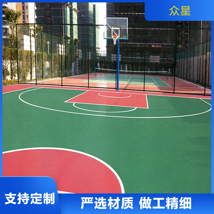 桂林市橡胶跑道篮球场硅PU - 哪里好
